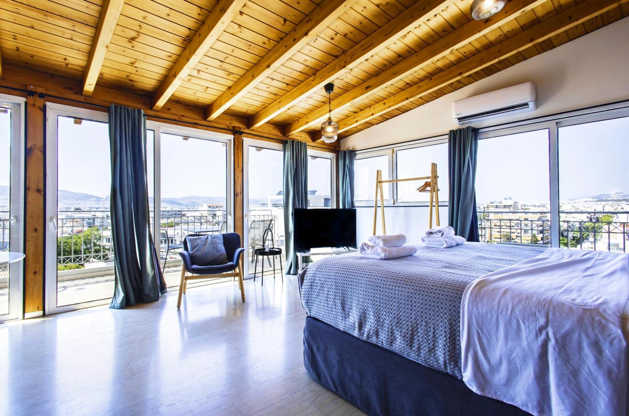 Lis153 By Smart Cozy Suites - Top Floors With Amazing City View - Available 24Hr Athen Exterior foto