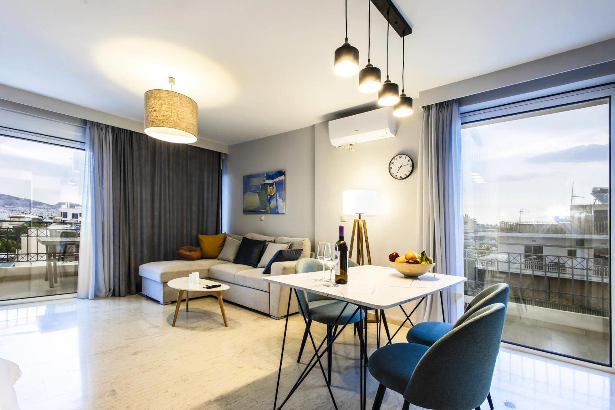Lis153 By Smart Cozy Suites - Top Floors With Amazing City View - Available 24Hr Athen Exterior foto