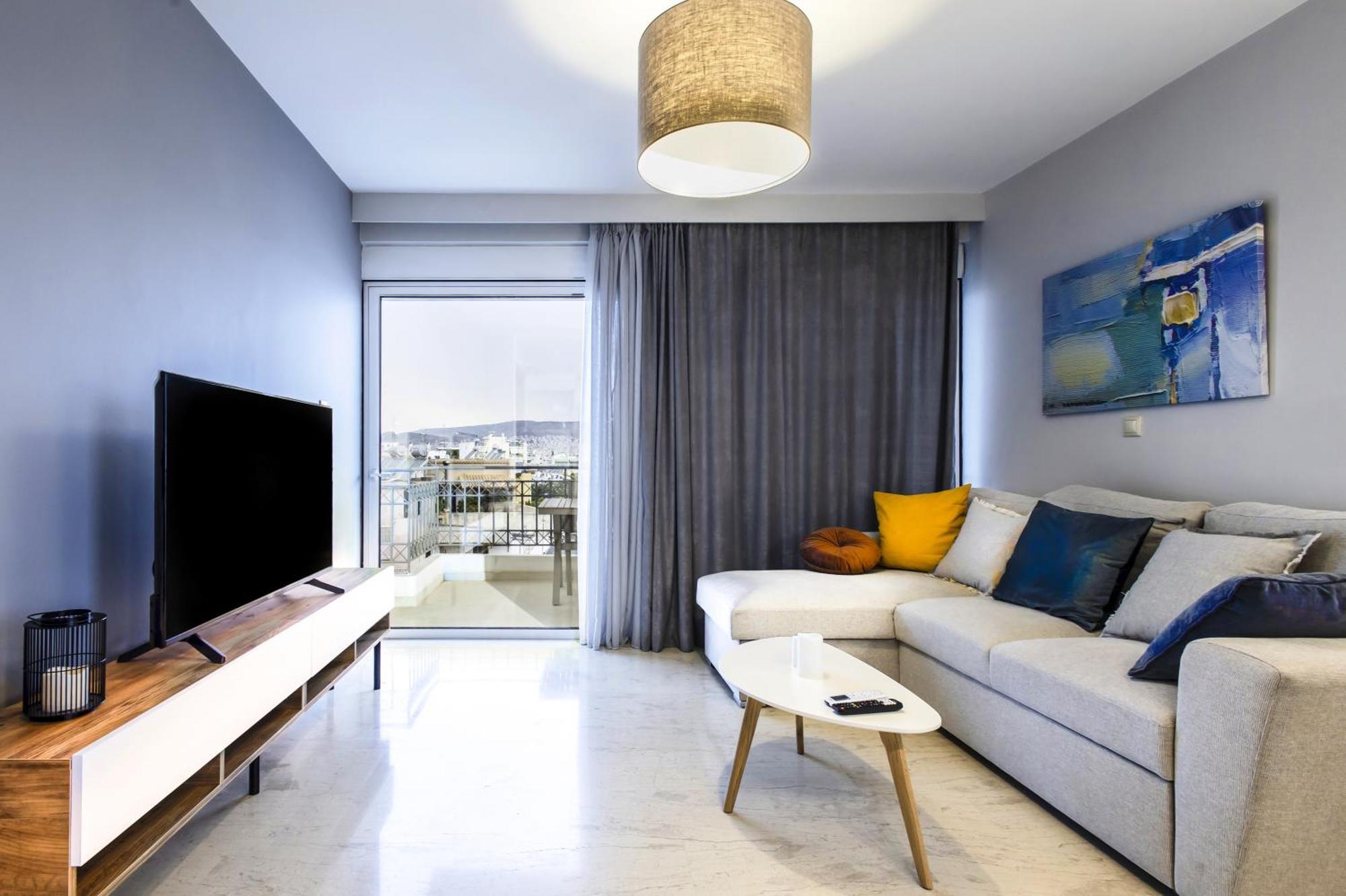 Lis153 By Smart Cozy Suites - Top Floors With Amazing City View - Available 24Hr Athen Exterior foto